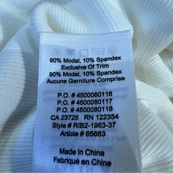 Talula Aritzia ribbed v-neck tank top thong bodysuit size XS excellent condition - Picture 10 of 11